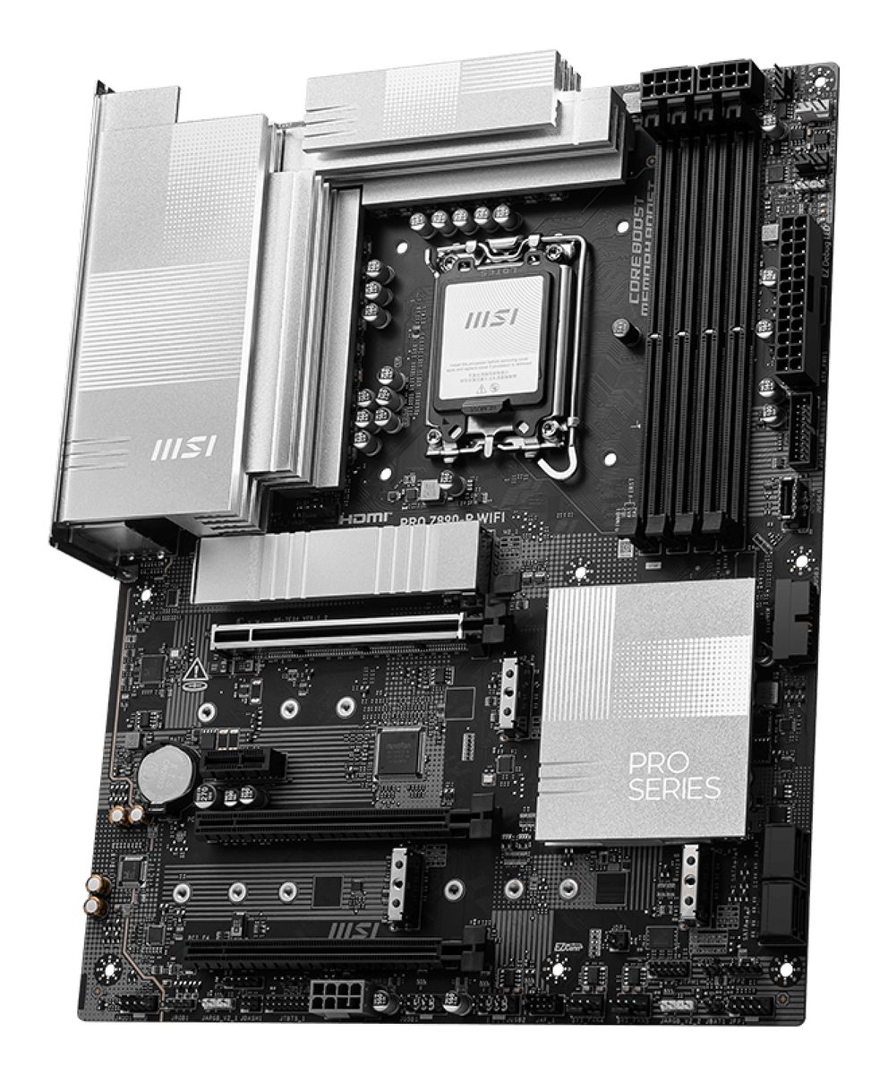 MSI PRO Z890-P WIFI Mainboard Intel Z890 LGA 1851 (Socket V1) ATX, DDR5, 4x DIMM bis 256GB, 5G Ethernet, Wi‑Fi 7, Bluetooth 5.4, HDMI 2.1