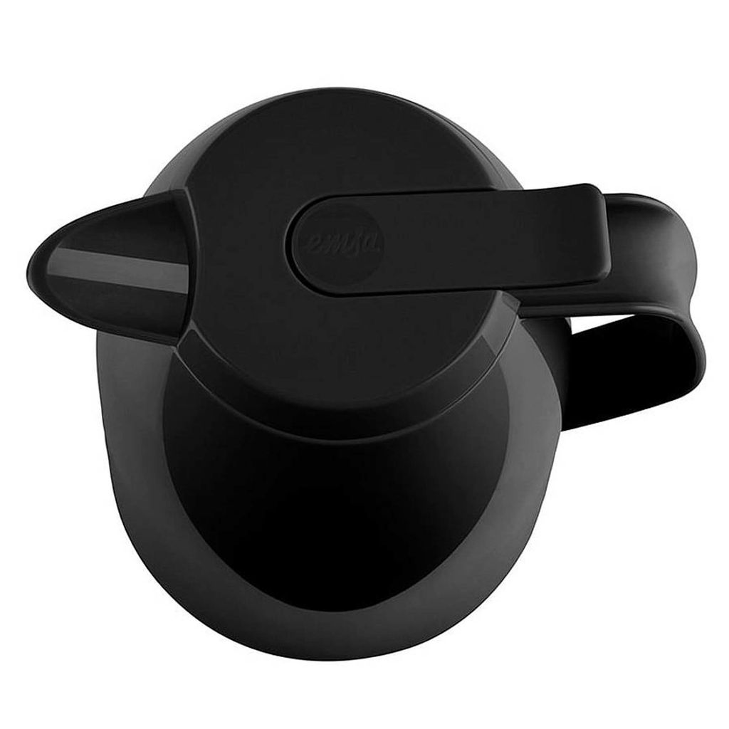 Emsa 517005 Mambo vacuum jug QT, 1 L, high gloss, black 1 L high gloss black