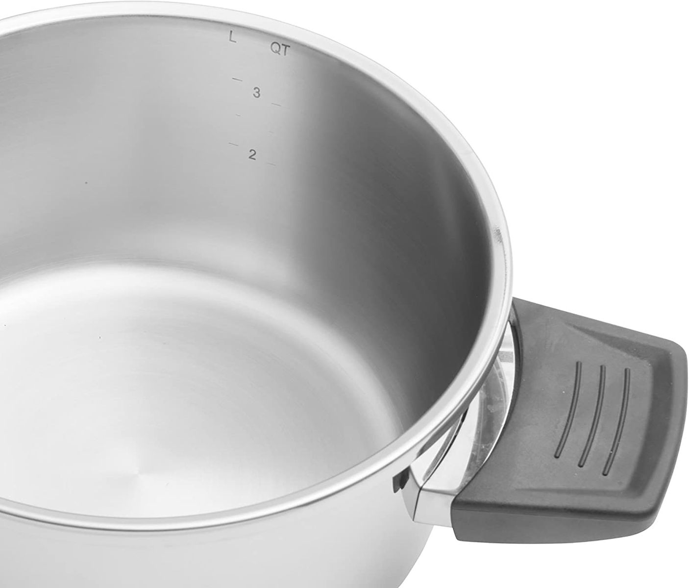 Berghoff Vita Stainless Steel Pressure Cooker with Lid Lock, 7.4 qt, Suitable for All Stoves