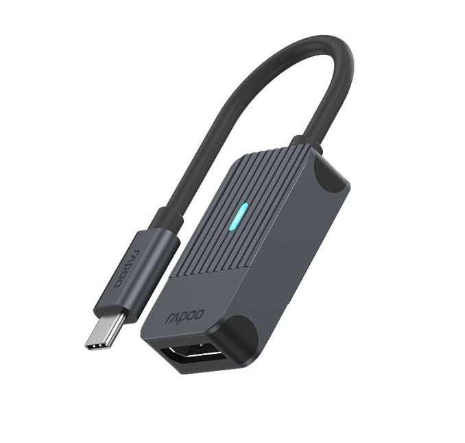 Rapoo UCA-1005 0,15 m USB Typ-C DisplayPort Schwarz