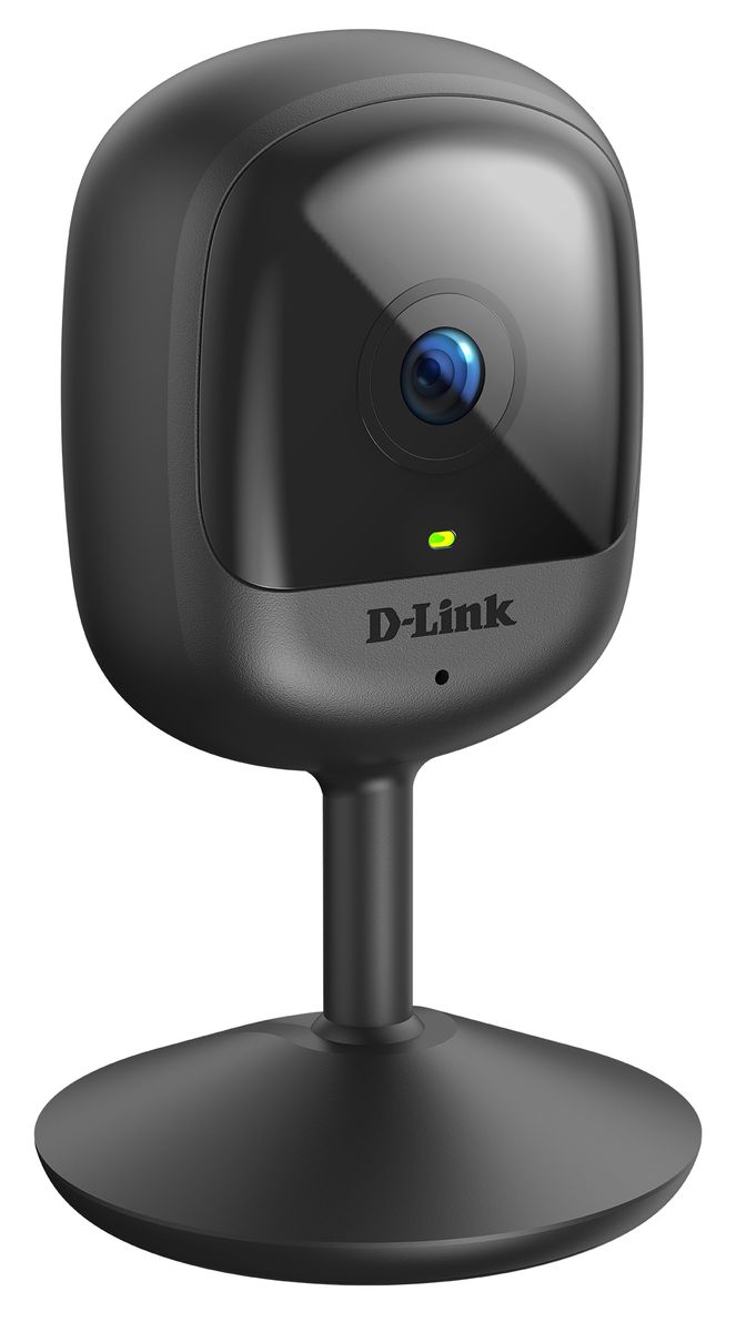 D-Link DCS-6100LHV2 Indoor Sicherheitskamera, WLAN (802.11n), 1080p Full HD, Nachtsicht 5 m, 110° Weitwinkel, MicroSD bis 256 GB, Mikrofon & Lautsprecher, Schwarz
