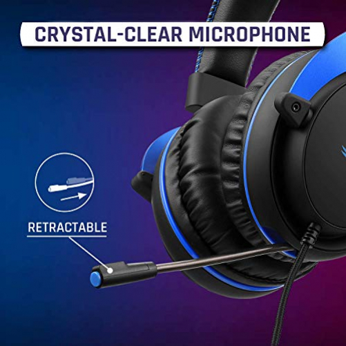 KLIM Rush 3.5mm Wired Over-Ear Gaming Headset für Consolen & PCs & Handys