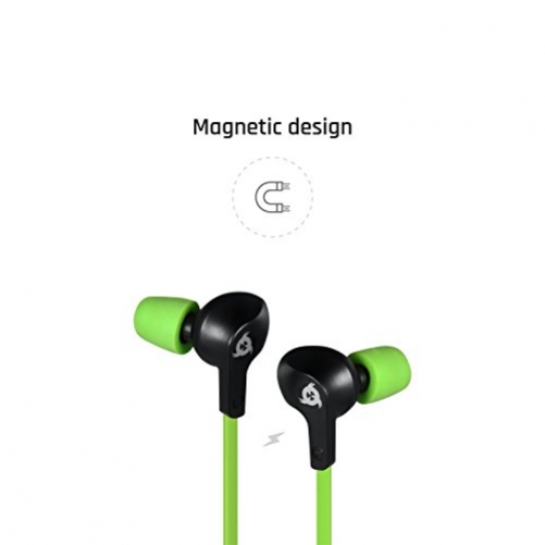 KLIM Pulse Bluetooth 4.1 Noise Reduction Wireless In-Ear Köpfhörer grün/schwarz