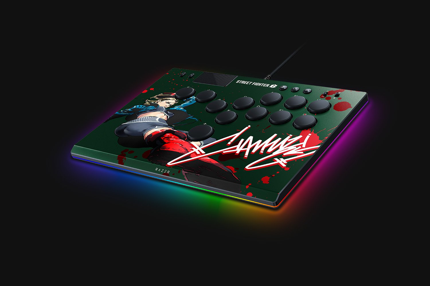 Razer Kitsune SF 6 Cammy Edition Arcade-Controller Optical All-Button Controller for PlayStation 5 PC