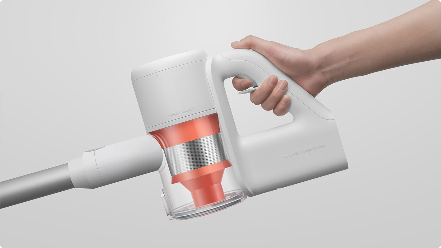 Xiaomi PN100769 Stabstaubsauger/Elektrischer Besen 2-in-1-Stabstaubsauger Akku Trocken Beutellos Silber, Weiß 2,5 Ah