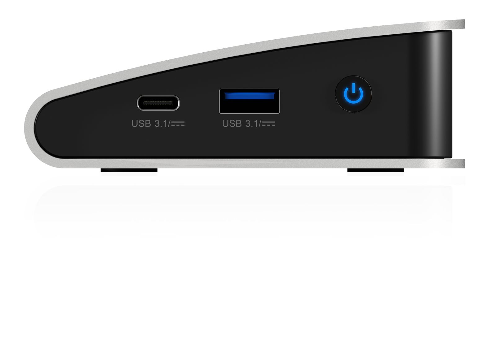 ICY BOX IB-DK2408-C Dockingstation USB Type-C, USB 3.2 Gen 1, HDMI & DisplayPort 4K@60, Gigabit LAN, Kartenleser, 100W PD, Schwarz/Silber, EU