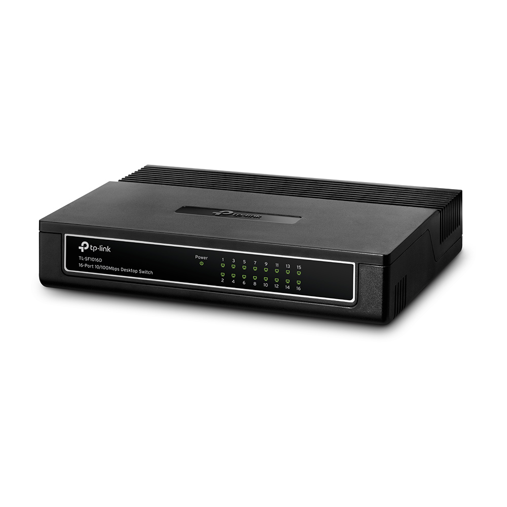 TP-Link TL-SF1016D Netzwerk-Switch Fast Ethernet (10/100) Schwarz