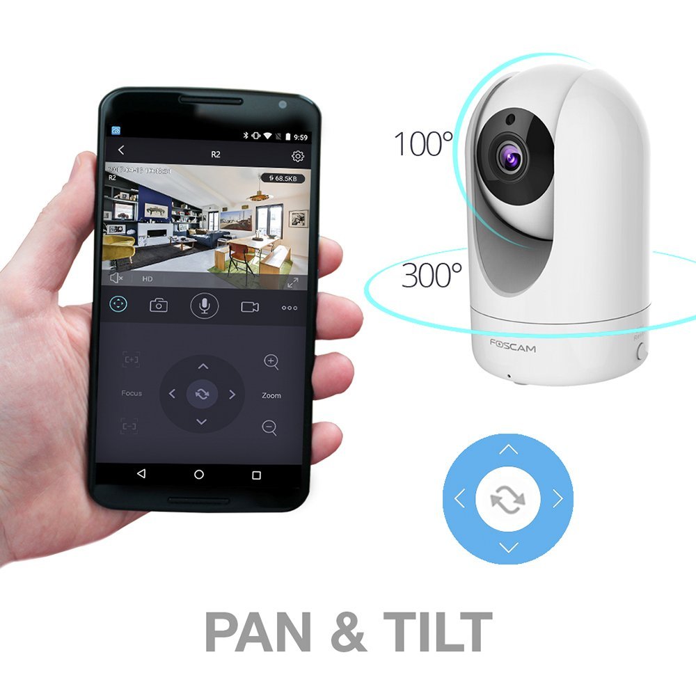 Foscam R2 FHD IP WLAN Kamera 2 MP
