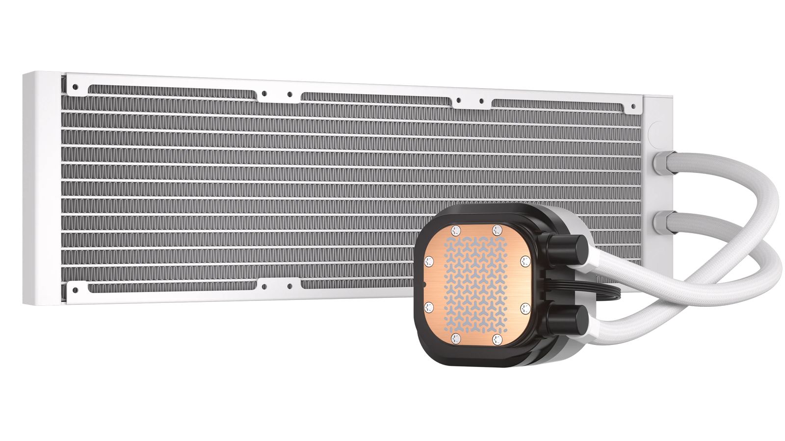 Corsair Nautilus 360 RS ARGB All-in-One-Flüssigkeitskühler 360 mm, Weiß, PWM, LGA 1700/AM5/AM4, 1700 RPM