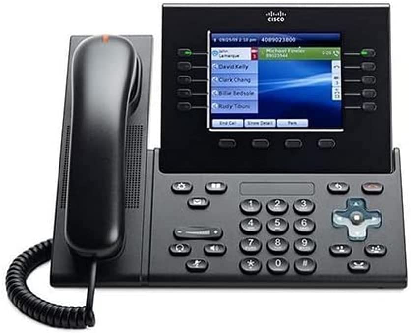 Cisco IP 8961 CP-8961-CL-K9 Telefon (Freisprechfunktion, Systemtelefon, IP-Telefon, Videotelefon)