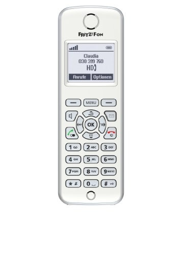 Avm FRITZ!Fon M2 DECT-Komforttelefon für FRITZ!Box Monochromes Display HD-Telefonie