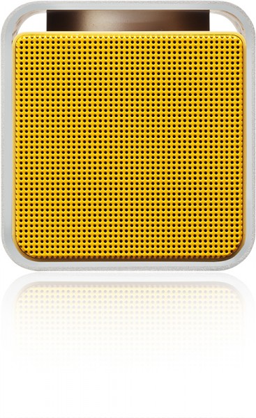 rapoo A300 Mono 3W NFC Mobile Bluetooth Mini Lautsprecher silber/gelb