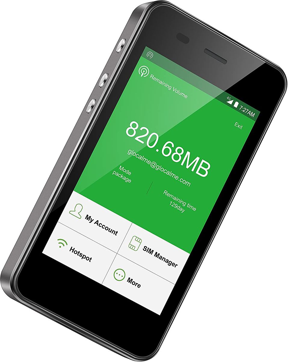 GlocalMe Mobiler WLAN Router, Keine SIM-Karte nötig (Grey-G3)