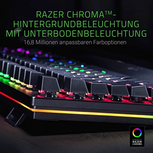 Razer Huntsman Elite Gaming Keyboard Opto-Mechanical Purple Switches DE-Layout