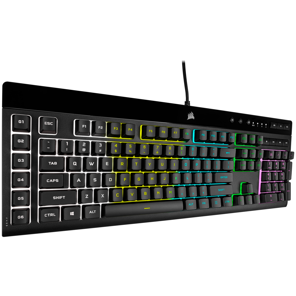 Corsair K55 RGB PRO Tastatur Gaming USB Schwarz - (DEU Layout - QWERTZ)