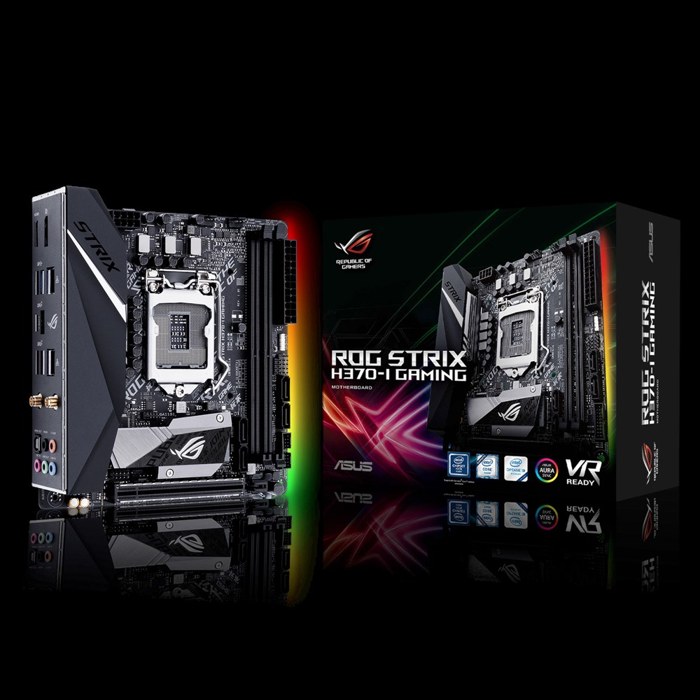 ASUS ROG Strix H370-I Gaming Intel® H370 LGA 1151 (Socket H4) mini ITX