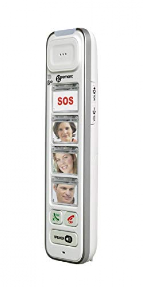 GEEMARC AmpliDECT COMBI PHOTO 295 Combo Seniorentelefon schnurgebunden +Anrufbeantworter+   Zusatz-Dect-Telefon 4 Fototasten Deutsche