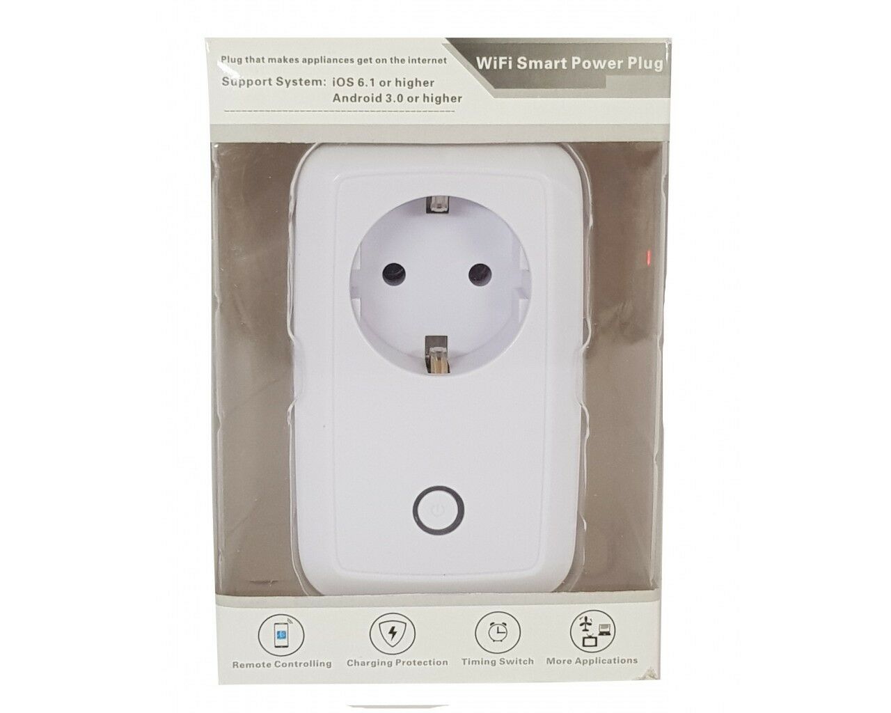 Urant Intelligent WiFi Socket Smart Charger with Remote Control, Power consumption meter Control Power Saving Function and USB Connection via Android/IOS APP