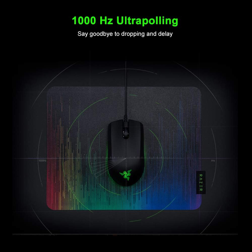 Razer Jugan Wired Gaming Mouse RGB Chroma Lighting 7200 DPI Ambidextrous Mouse Optical Sensor 3 Independently Programmable Buttons Ergonomic Design