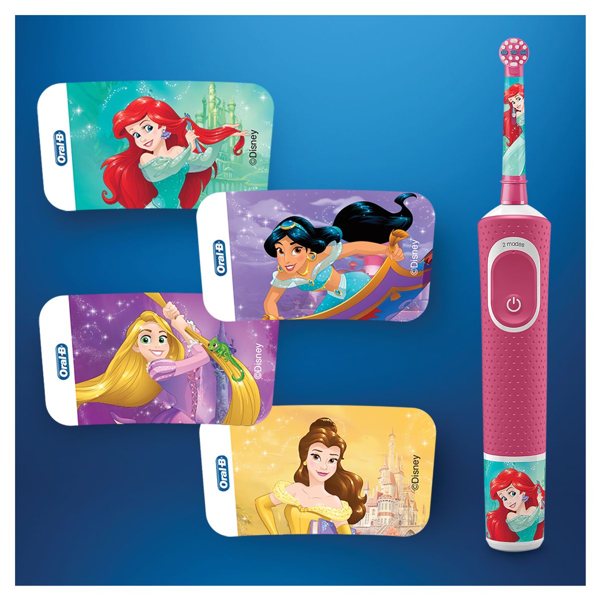 Oral-B Kids Disney Princesses Kinder Rotierende Zahnbürste Mehrfarbig