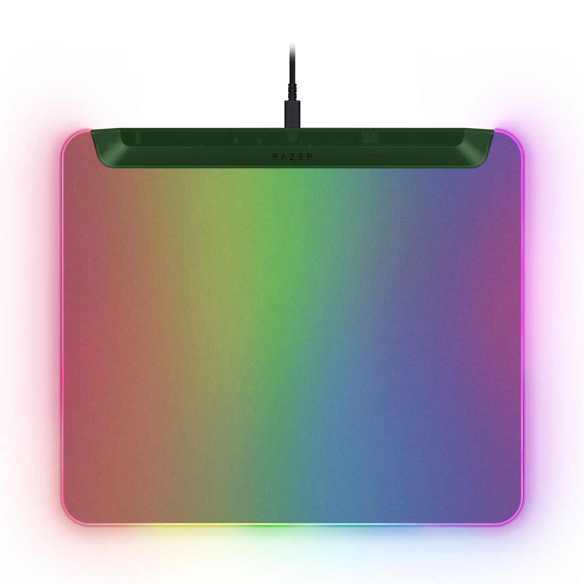 Razer Firefly V2 Pro Gaming-Mauspad, RGB-Beleuchtung, USB-Anschluss, Anti-Rutsch-Basis, Grün
