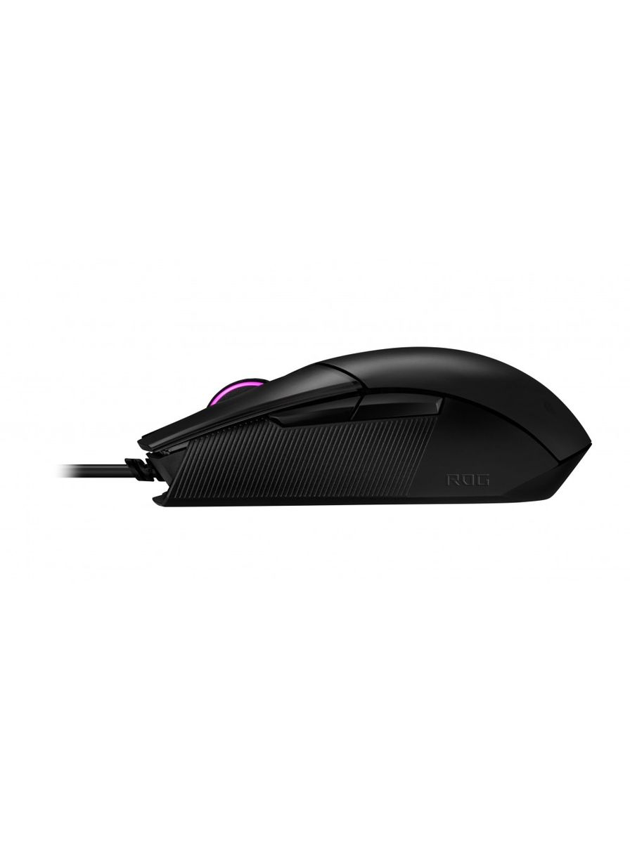 ASUS ROG Strix Impact II Maus Kabelgebunden USB Typ-A Optisch 6200 DPI RGB 5 programmierbare Tasten Beidhändig Ambidextrous Gaming Büro