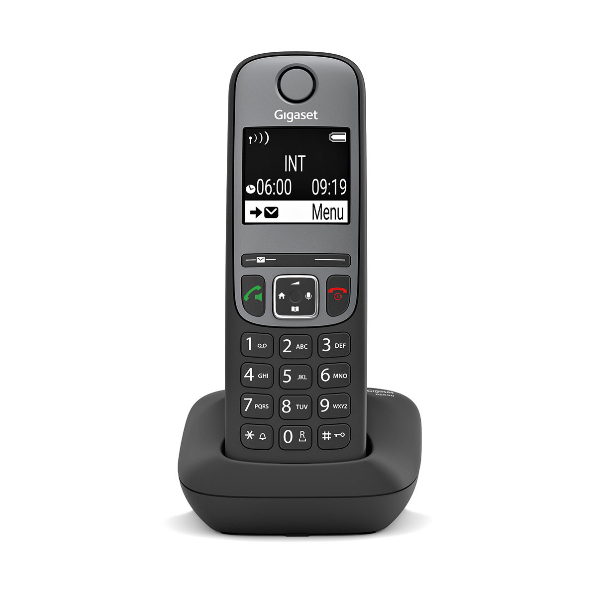 Gigaset AS690 Analoges/DECT-Telefon Anrufer-Identifikation Schwarz, Grau IT