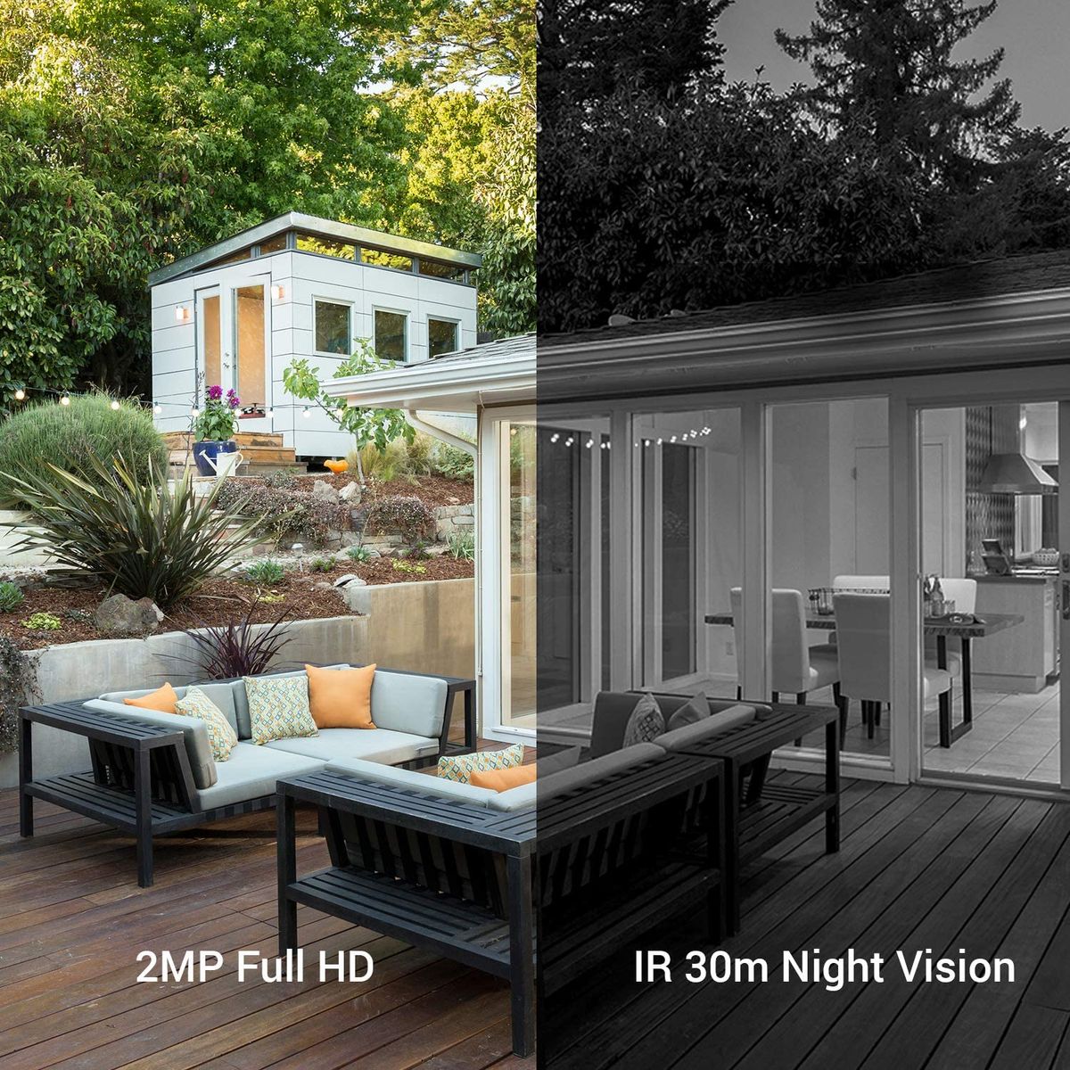 EZVIZ by HIKVISION C3A Duo W2D IP-Sicherheitskamera Innen & Außen FHD