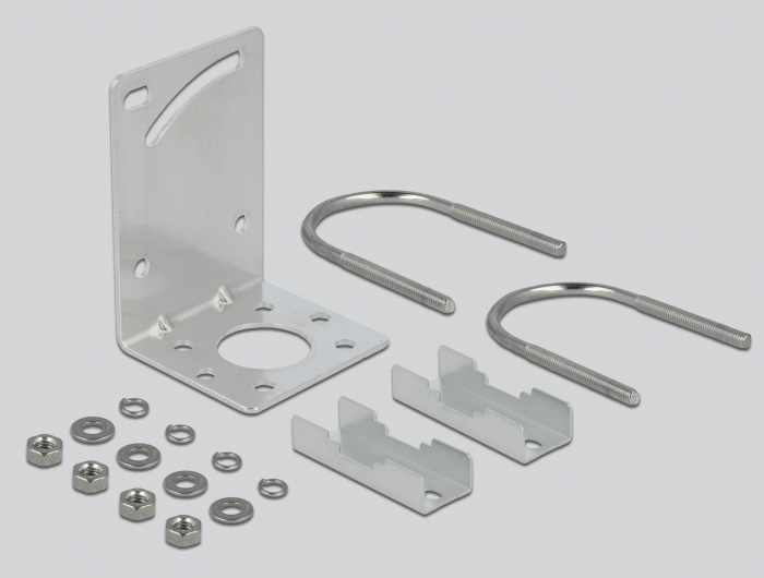 DeLOCK DeLOCK.12001 LTE Antenne SMA Stecker, 7–9 dBi direktional, RG-58 Anschlusskabel 5 m, weiß, Outdoor