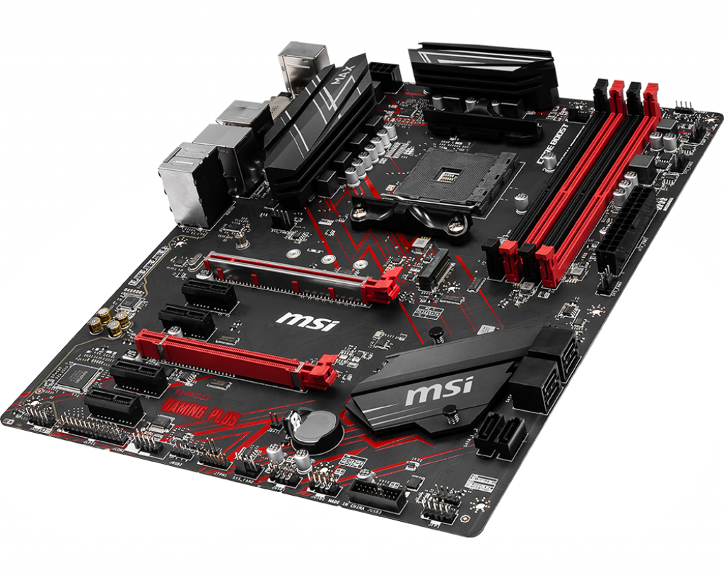 MSI B450 GAMING PLUS MAX Motherboard AMD B450 Socket AM4 ATX