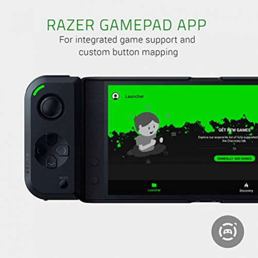 Razer Junglecat Mobile Gaming Controller Gamepad for Android Black (Option A)