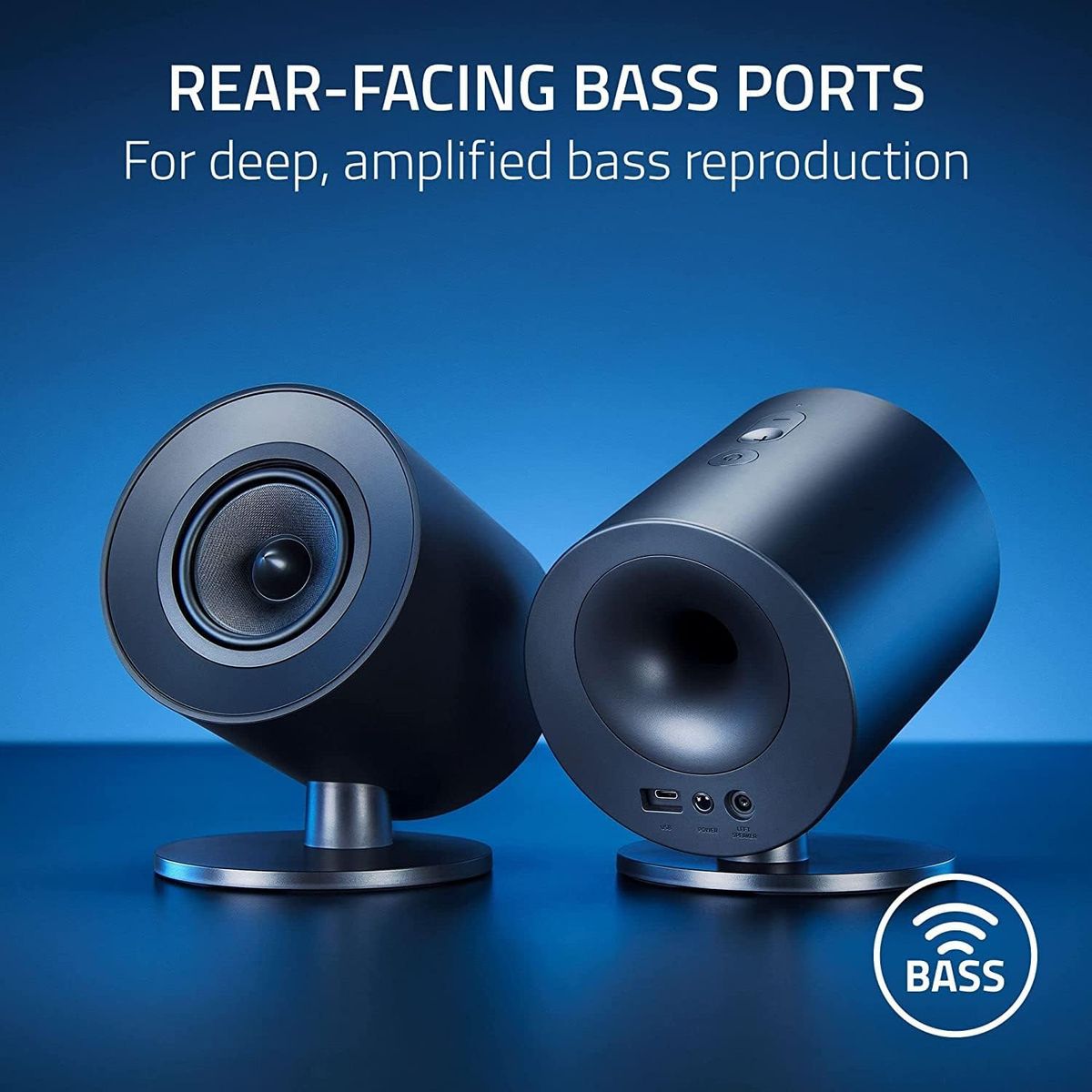 Razer Nommo V2 Gaming Speaker 2.0 Stereo BT USB for PC Black EU
