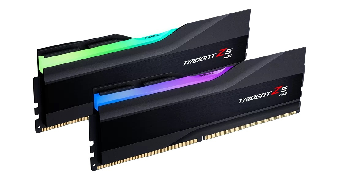 G.Skill F5-8000J4048F24GX2-TZ5RK Trident Z5 RGB 48 GB (2 x 24 GB) DDR5 8000 MHz CL40 288-pin DIMM XMP 3.0 RGB