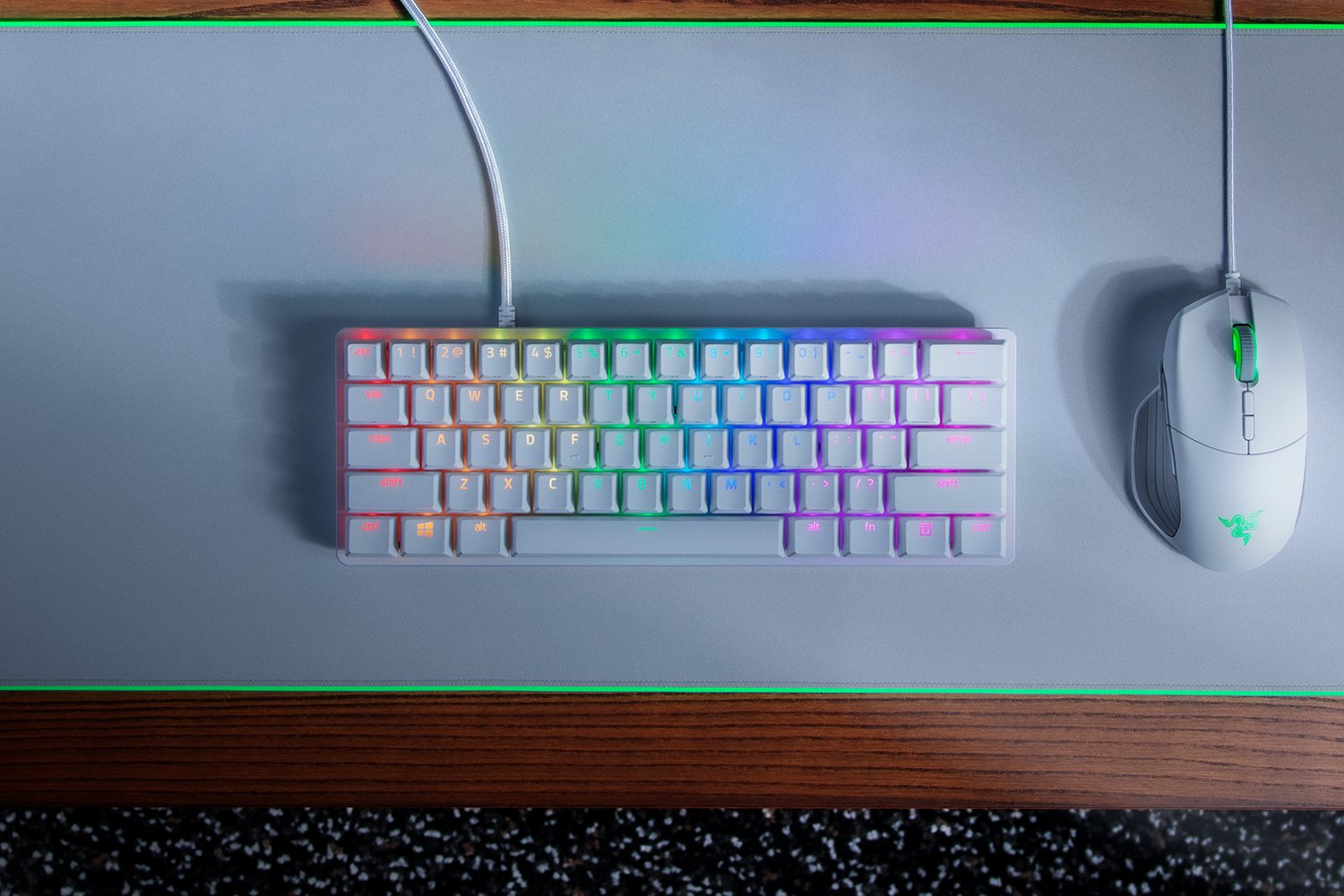 Razer Huntsman Mini Gaming Keyboard Optical Purple Switches Chroma RGB DEU Layout QWERTZ
