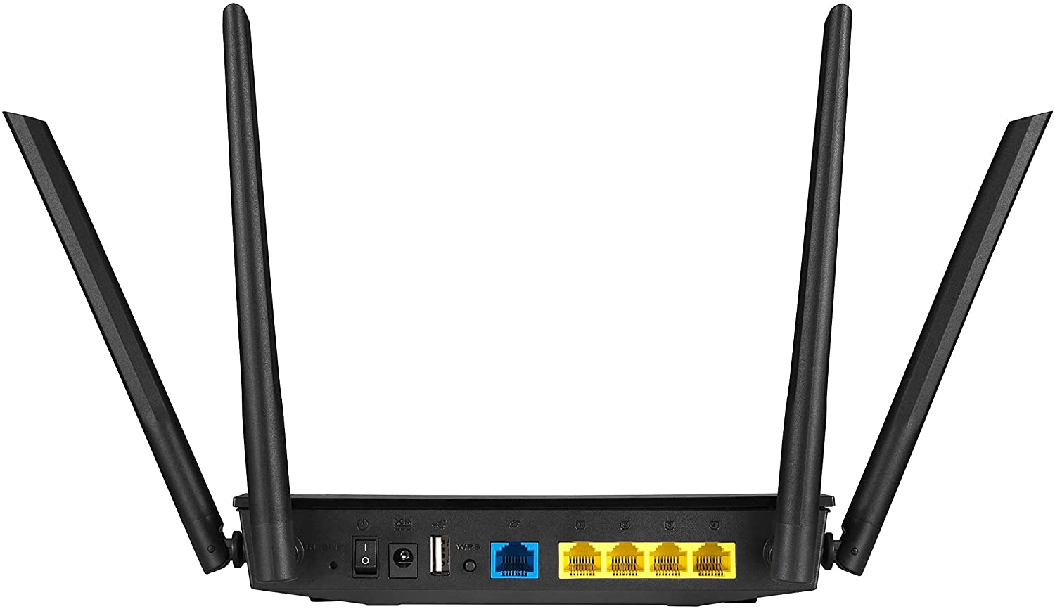 ASUS RT-AC59U WLAN-Router Dual-Band (2,4 GHz/5 GHz) Gigabit Ethernet Schwarz