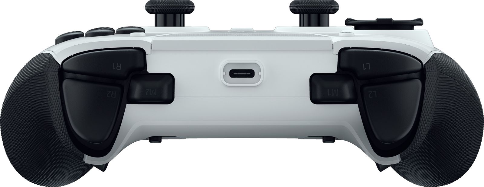 Razer Raiju V3 Pro Kabelloses & Verkabeltes Gamepad, RF & USB, Analog, PC, PlayStation 5, 36 h Akku, Schwarz/Weiß