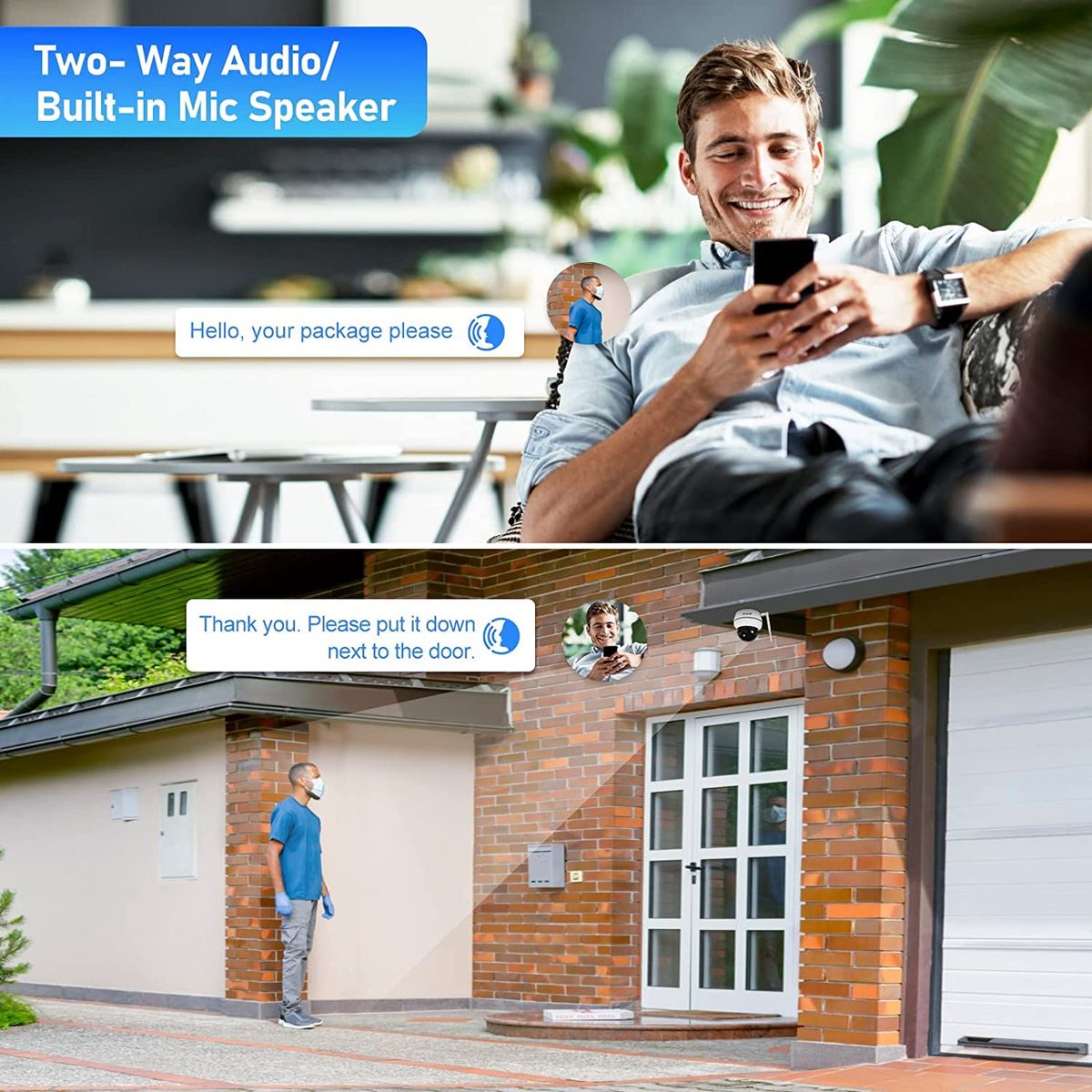 JideTech PTZ WiFi Überwachungskamera aussen,5MP Dome IP Auto Tracking Kamera mit 5X Optischer Zoom,2 Wege Audio,IP66 wasserdicht, 30M Nachtsicht,Unterstützung 128G SD Karte, P1 Plus-5MP-WF P1 Plus-5x-5MP WIFI Single