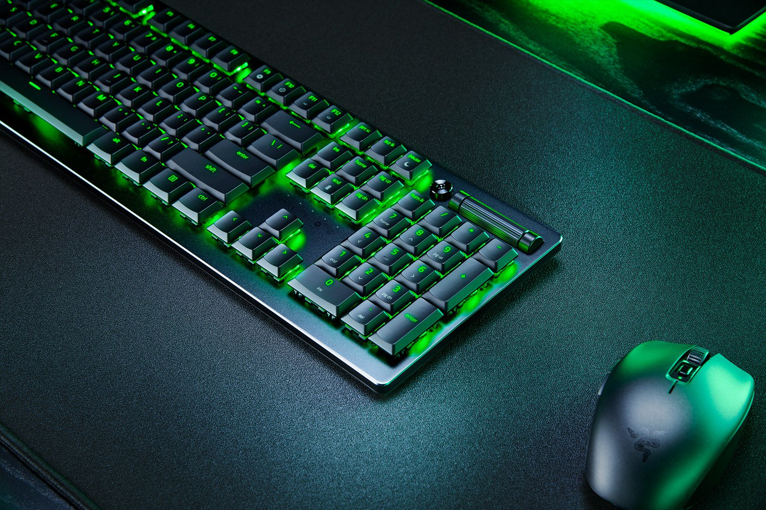 Razer DeathStalker V2 Pro Gaming Keyboard Dual Wireless Optical Red Switches RGB FRA Layout AZERTY