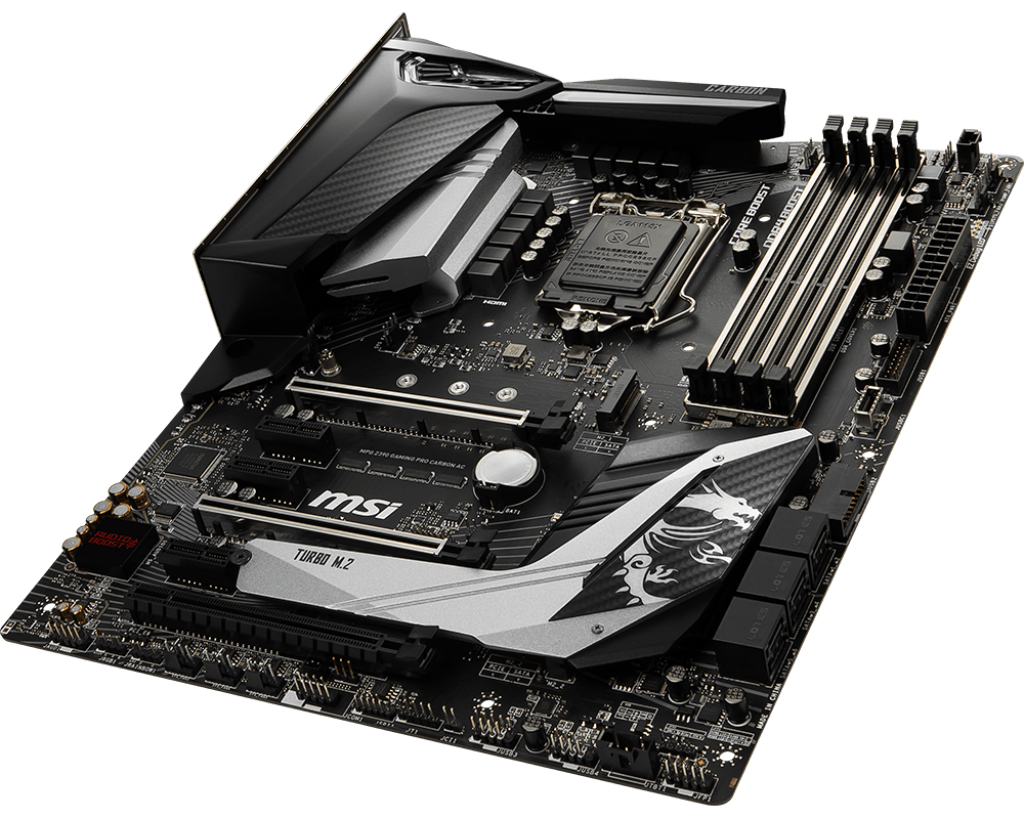 MSI 7B17-012R MPG Z390 Gaming PRO Carbon Motherboard Schwarz