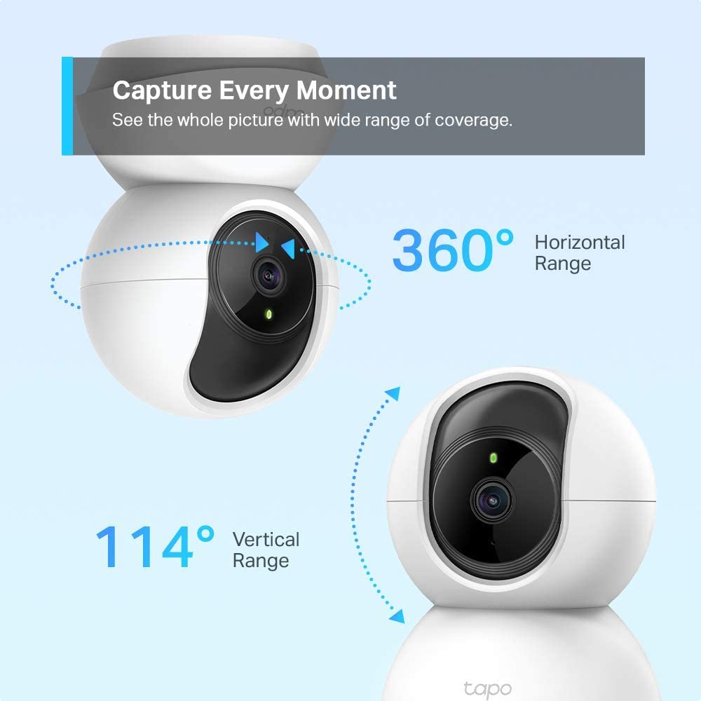 TP-Link Tapo C200 1080p Indoor Sicherheits WLAN Kamera für Alexa Google Home V2