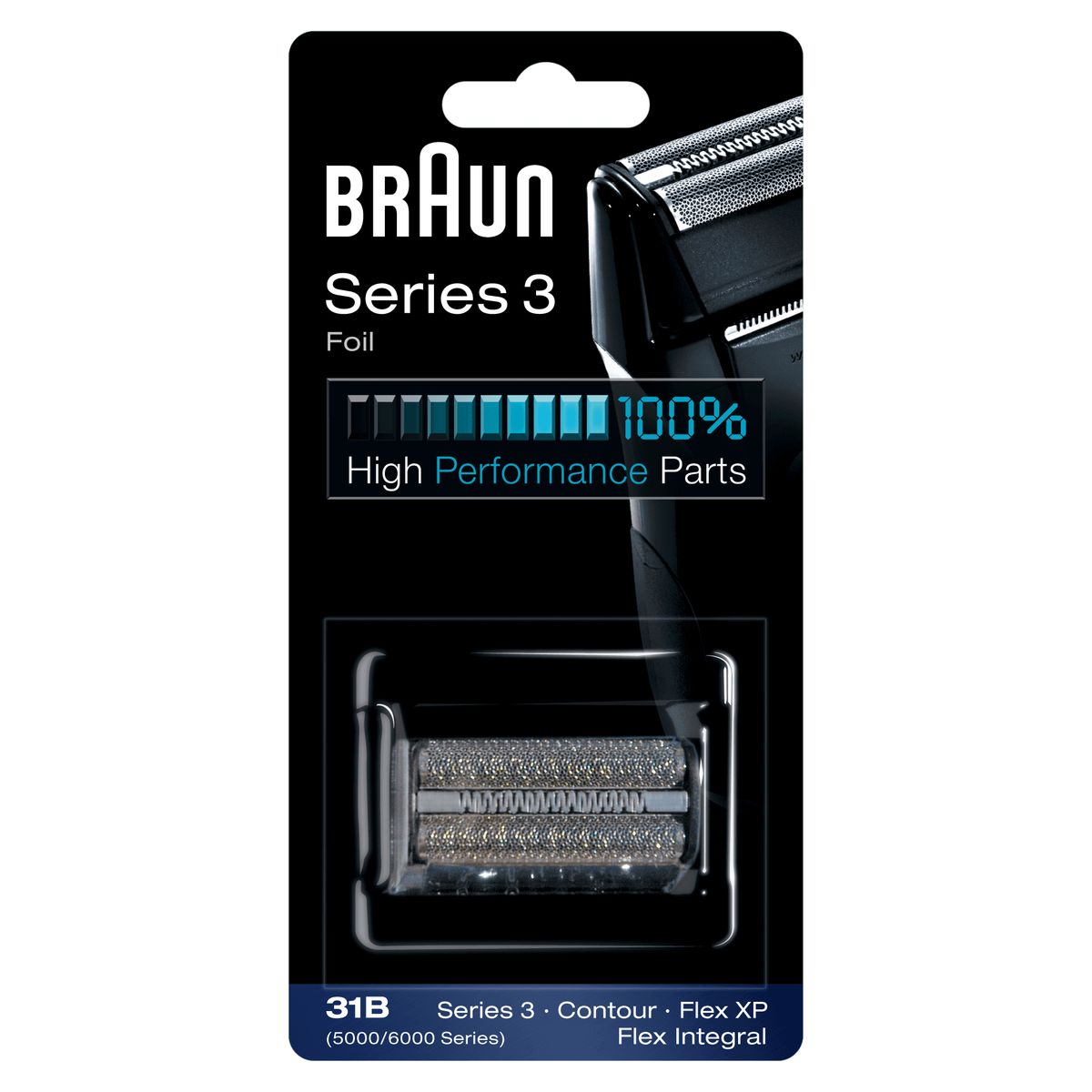 Braun 31B Shear foil and blade block black 1 set