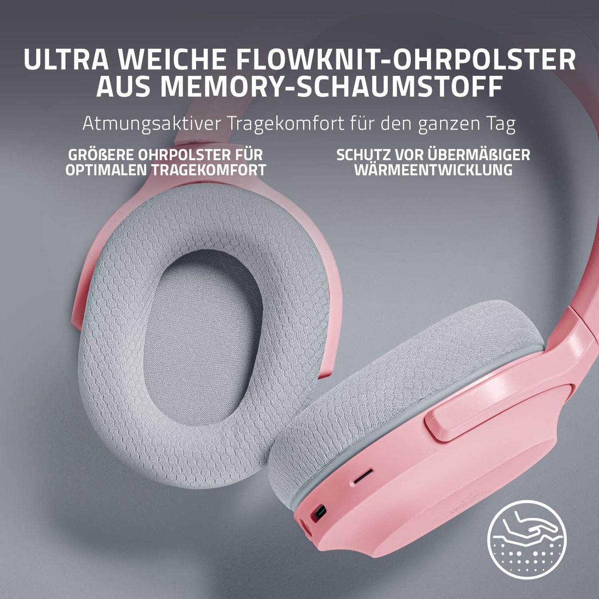 Razer Barracuda Gaming & Mobile Headset Dual Wireless Virtual 7.1 Surround-Sound Multi-Plattform Quartz