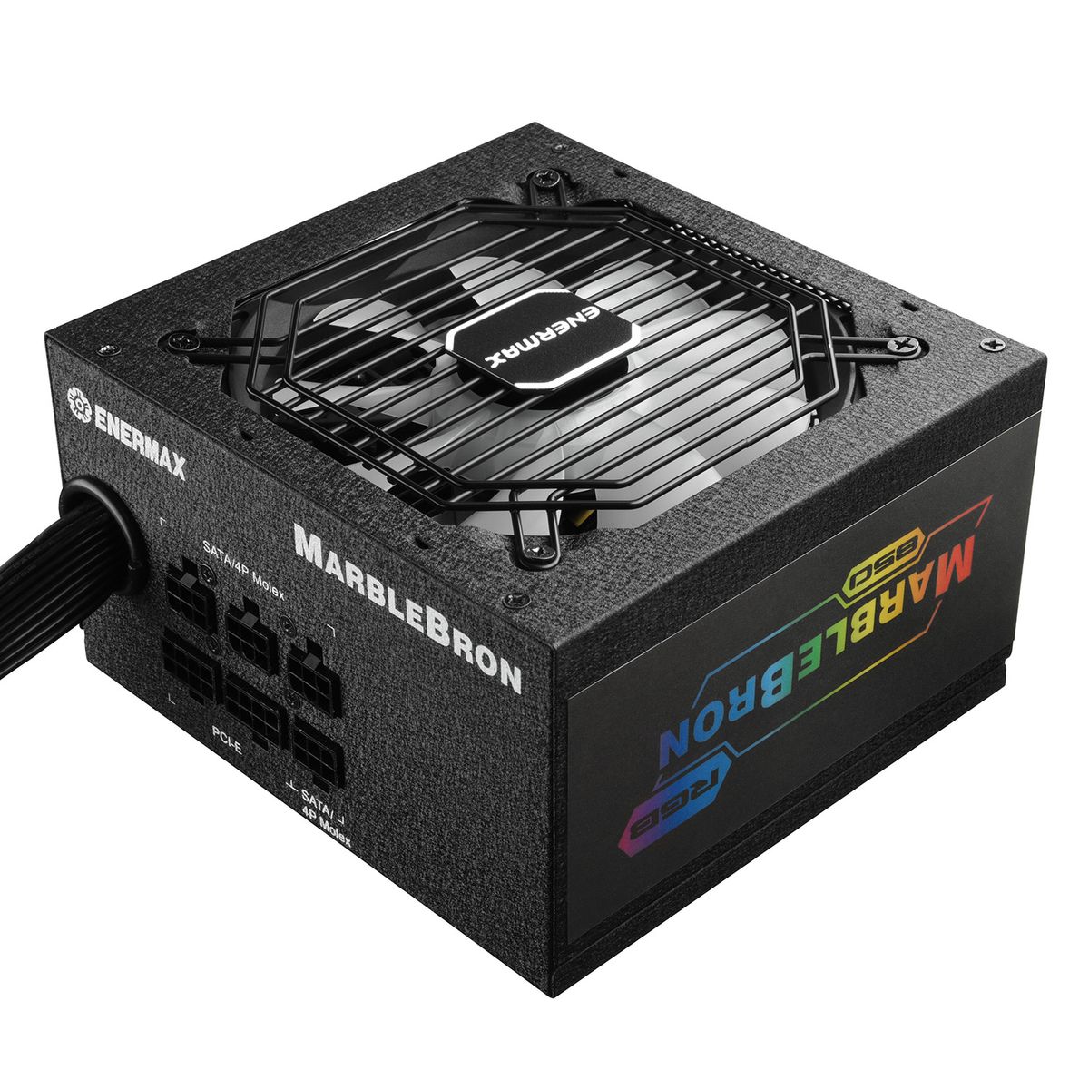 Enermax EMB850EWT-RGB MARBLEBRON Netzteil 850 W, 80 PLUS Bronze, Semi-Modular, 12 cm Lüfter, Schwarz, EU
