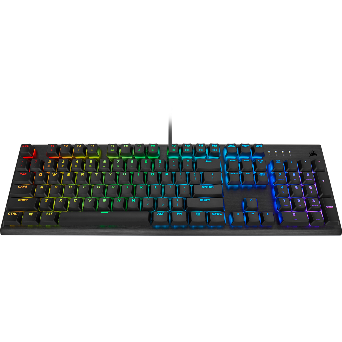 Corsair K60 RGB PRO Low Profile Tastatur Gaming USB Schwarz