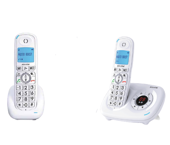 Alcatel XL585 voice duo Analoges Telefon Weiß