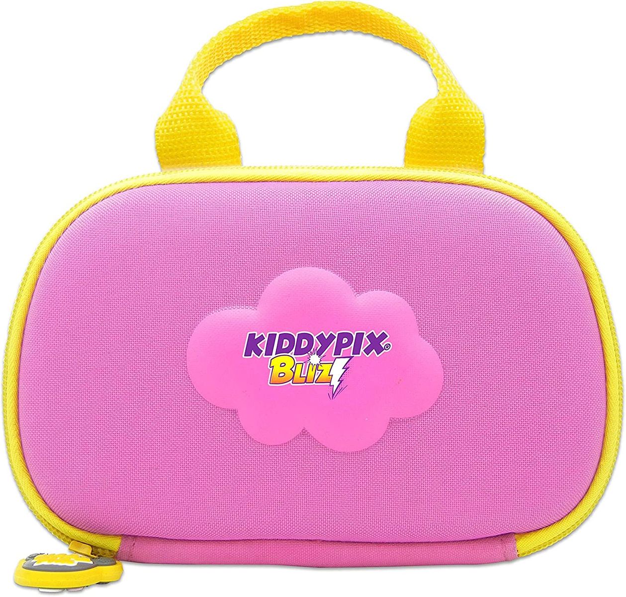 Kiddypix Blizz Kinderkamera mit Webcam-Funktion, gummierte Außenseite, Integrierte Spiele, Pink