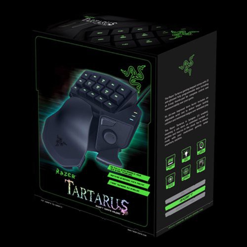Razer Tartarus Expert Membran Gaming Keypad Ergonomische Form Beleuchtete Tasten