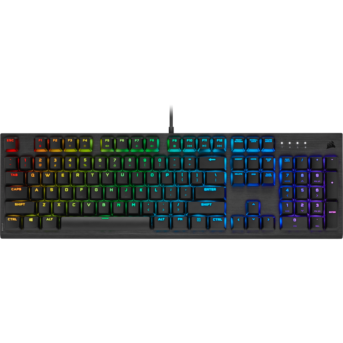 Corsair K60 RGB PRO Low Profile Tastatur Gaming USB Schwarz