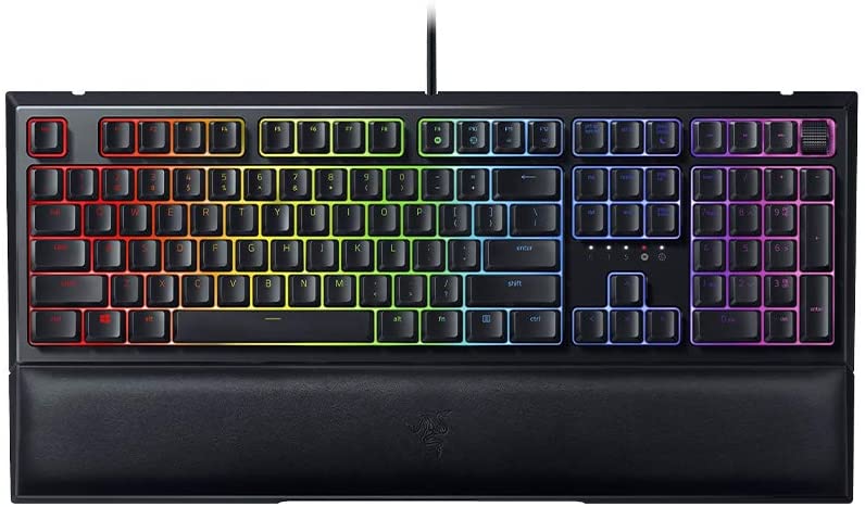 Razer Ornata V2 Gaming Keyboard Mecha-Membrane Switches Chroma RGB ESP Layout - QWERTY