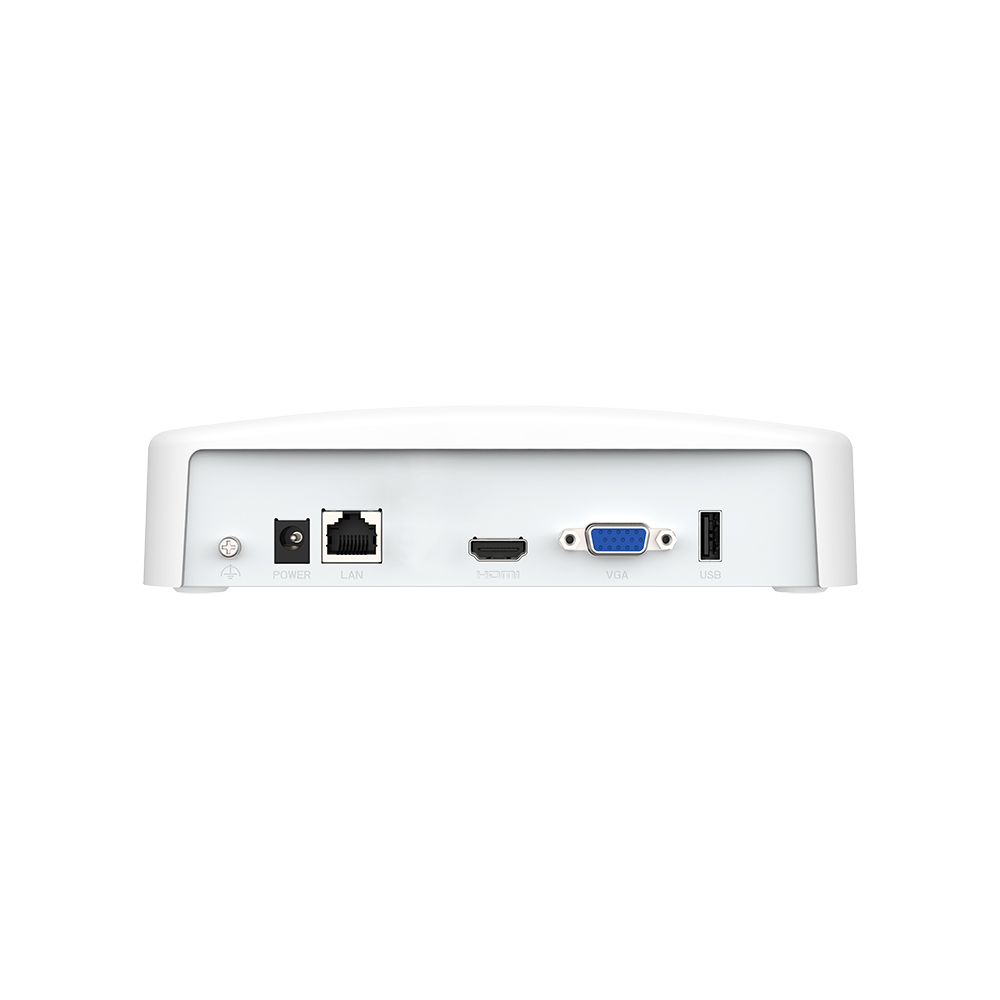Tenda NVR Überwachungssystem Rekorder - 8CH NVR Recorder, Unterstützt bis zu 8MP Kameras, Anschließbar an PoE/Nicht-PoE-Switches, H.265+, HDD(bis zu 10TB)/Cloud Storage, APP Fernüberwachung, N3L-8H